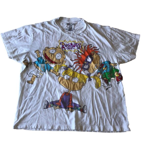 Nickelodeon Rugrats 2 Sided Graphic T Shirt Size Small/Medium - Picture 2 of 11